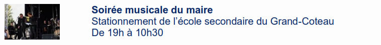 Soirée du maire
